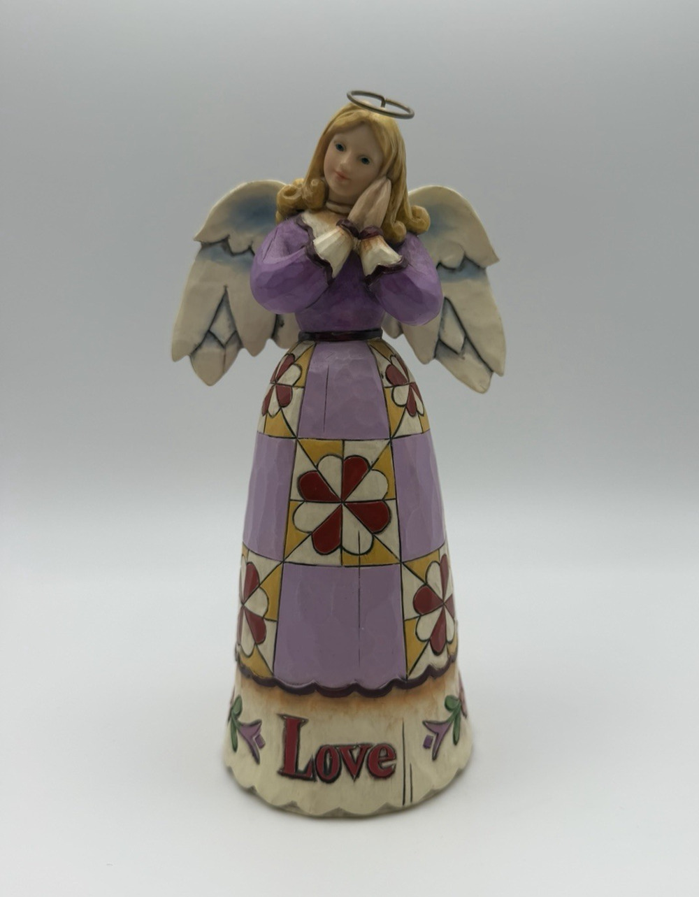 Jim Shore Heartwood Creek SIMPLE LOVE Angel 8" Figure Enesco 2008